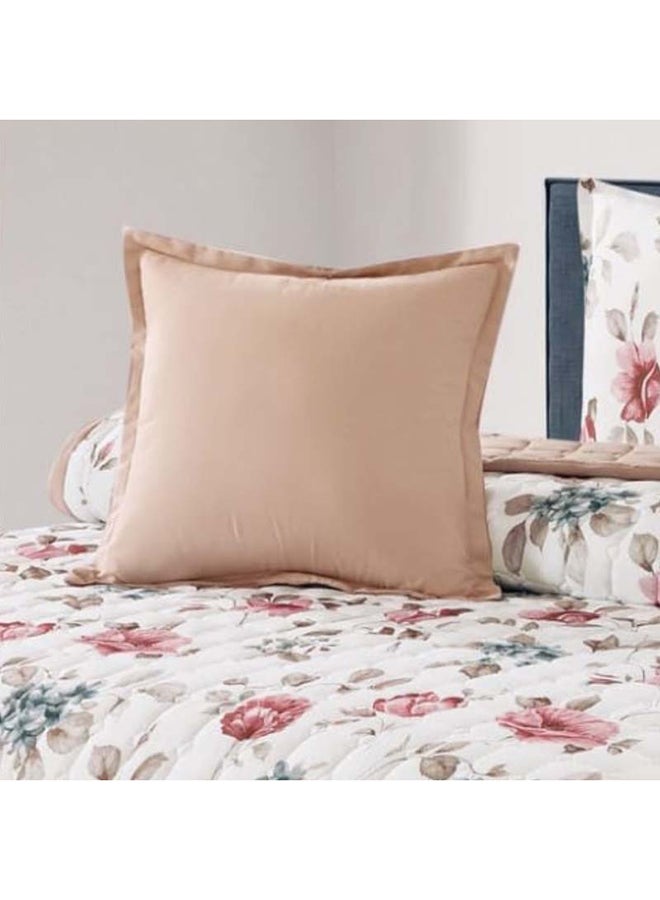 صوفيا | طقم مفرش مفرد مزهر مضغوط  4 قطع 210*160 سم  مزهر أوف وايت & بيج - Image 4