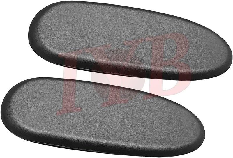 IYB -(PP-Pad-3) Office Chair Replacement Plastic Arm Pads, Chair Armrest Pads for Supporting Arms and Elbow (with 4 Free Screws) - Image 1