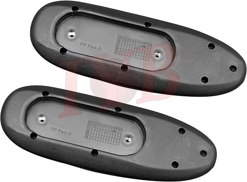 IYB -(PP-Pad-3) Office Chair Replacement Plastic Arm Pads, Chair Armrest Pads for Supporting Arms and Elbow (with 4 Free Screws) - Image 3