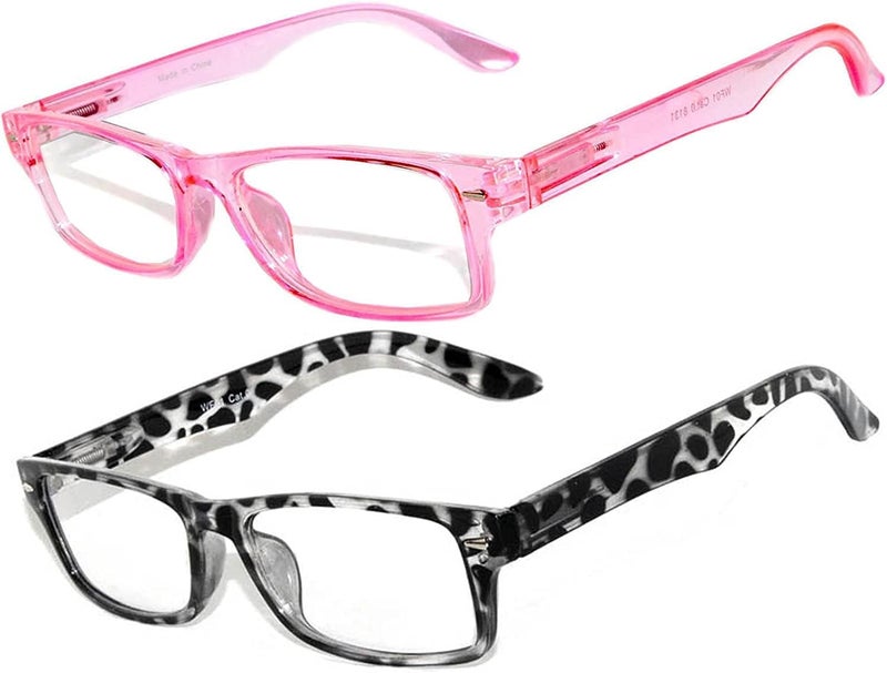OWL Retro Fashion Style Narrow Rectangular Frame Clear Lens Eyeglasses - Image 1