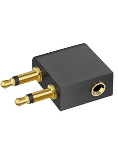 Tersely [2 PACK] Gold Plated Flight Airplane Headphone Audio Adapter, Air Plane Flight Connector Earphone Headphone Audio | Convert Great Sound on All Planes | Suits All in-Flight Media Systems  - Image 3