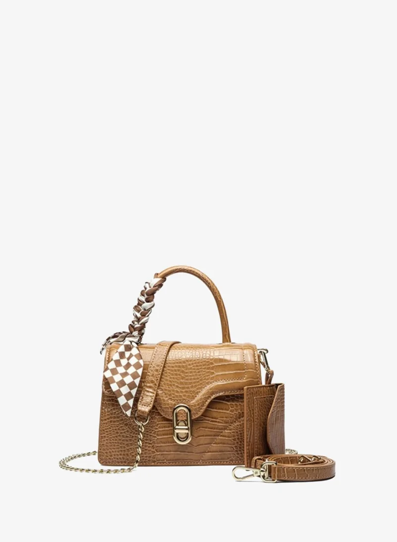 FYOR Top Handle Textured Bag BD 86