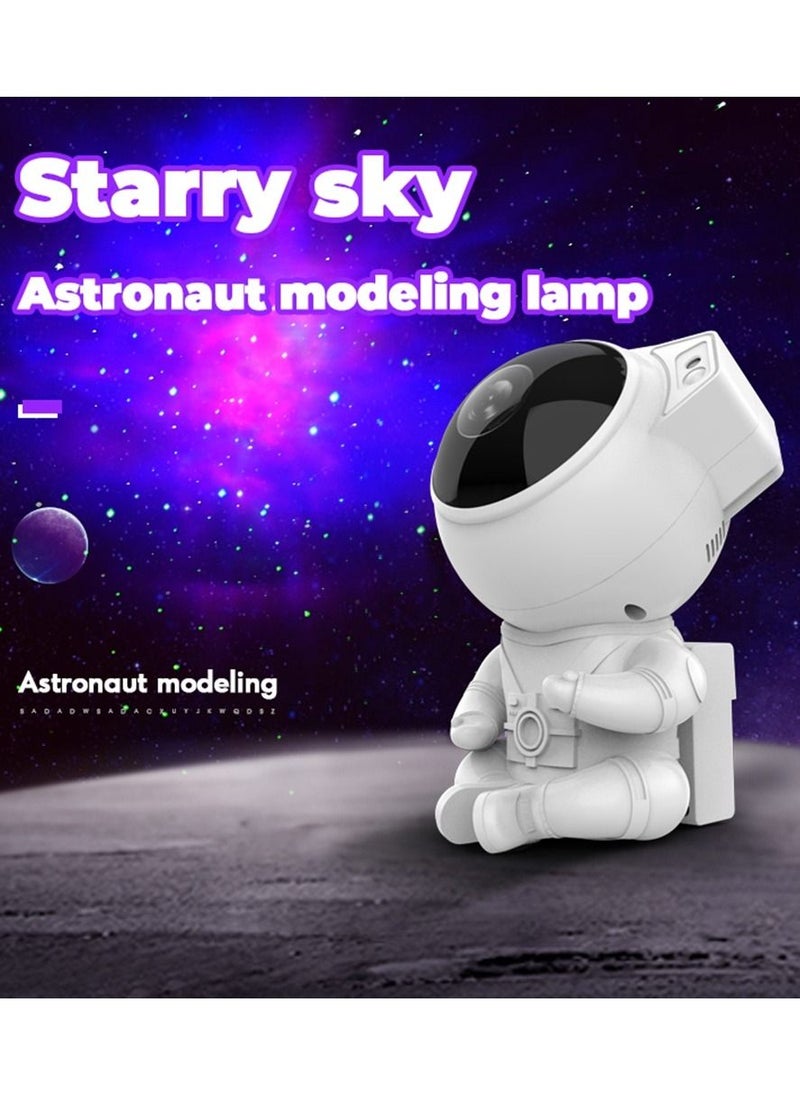 360°Adjustable Design Astronaut Nebula Galaxy Night Light Projector for Children Adults Baby Bedroom, Party Room and Game