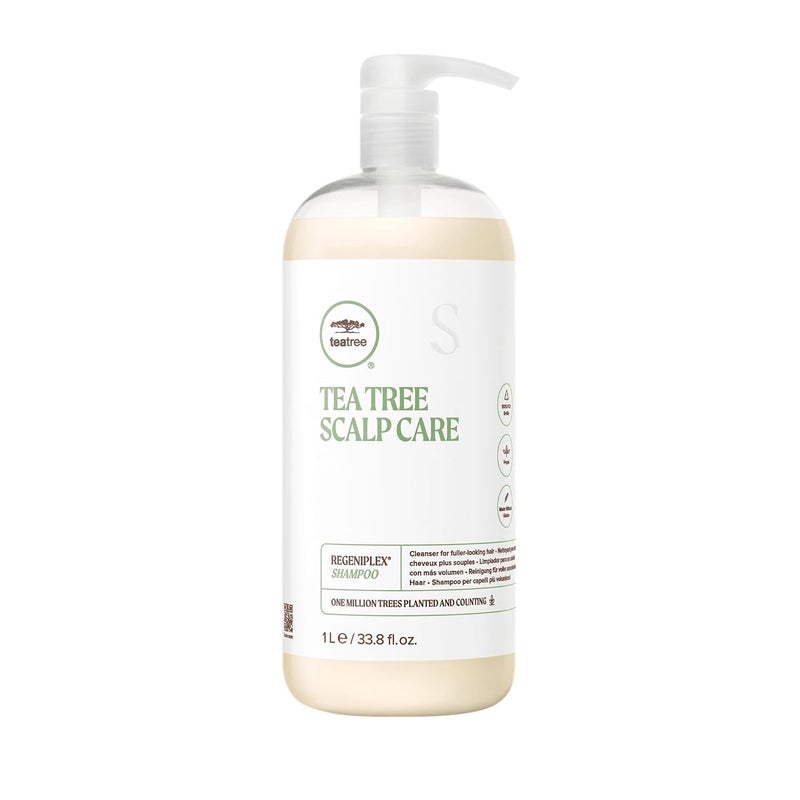 Tea Tree Scalp Care Regeniplex Shampoo, Thickens + Strengthens, For Thinning Hair