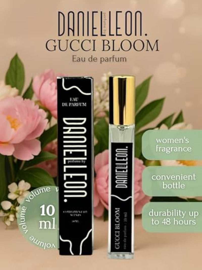 Daniel Leon, inspired perfume by Gucci-Bloom, Soft Floral Perfume for Women with Jasmine & Tuberose tester, 10 ml - Image 2
