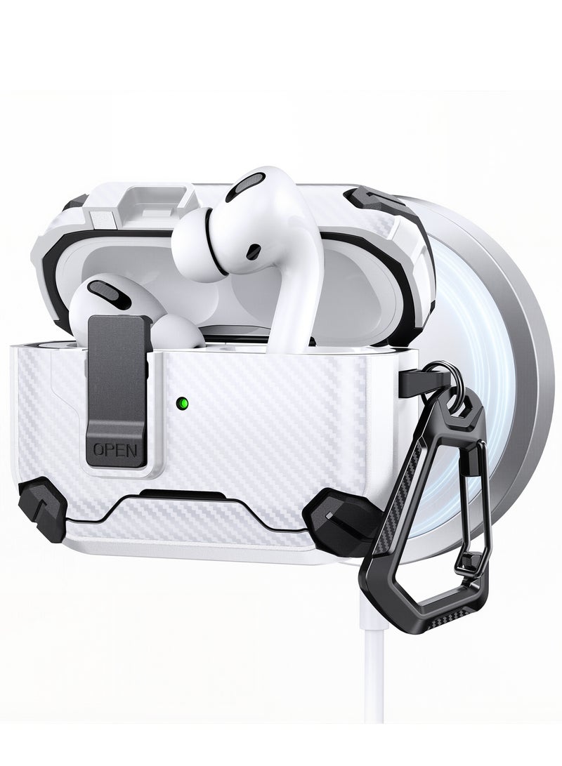 AirPods 4/AirPods Pro/AirPods Pro 2/AirPods Pro 3 protective case, magsafe，phone holder, pop-up headphone case,earphone protecter，headphone protecter，earphone case - Image 1