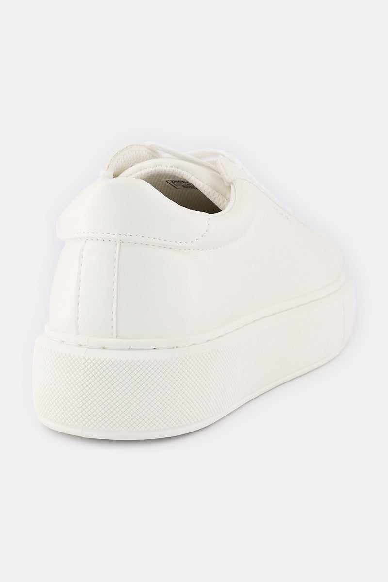 JACK & JONES Men JFW Grand Lace Up Sneakers, White - Image 3