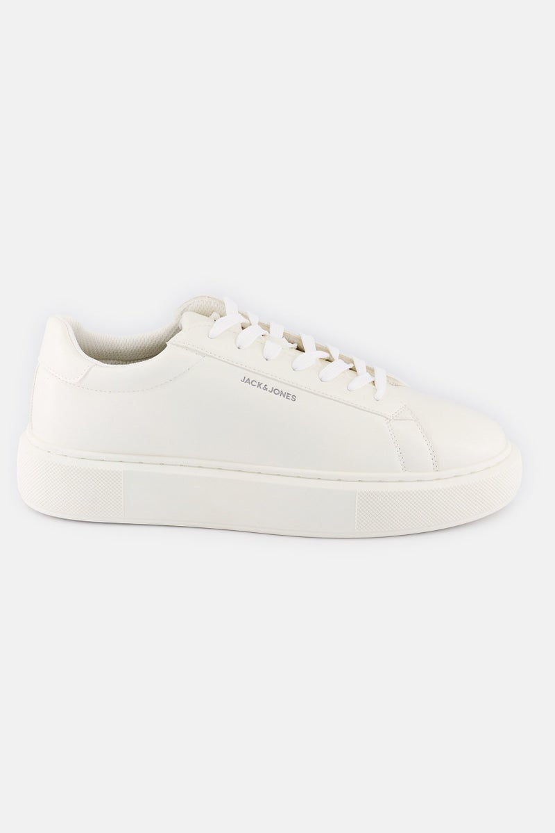 JACK & JONES Men JFW Grand Lace Up Sneakers, White - Image 4