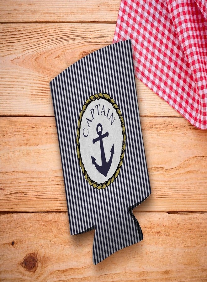 ذيس وير هدية إبحار للزوجين: عبوة من قطعتين من حافظات المشروبات بتصميم قارب مرساة بحرية، قبطان ومساعده - Image 3