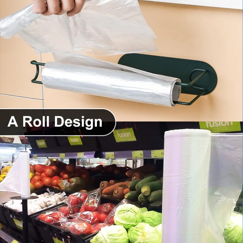 OausTect Food Storage Bags, 12â€ x 16â€ Clear Plastic Bags, Fresh-Keeping Produce Bags Roll for Food, Fruit, Vegetable, Refrigerator Storage, Kitchen, Supermarket, 1 Roll 350 Storage Bags - Image 5