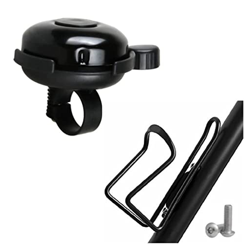 FASTPED Bicycle Water Bottle Cage Holder with Handlebar Bell Ring (Combo) ycle Water Bottle Holder Rack Aluminum Water Bottle Stand Ultra-Loud Cycle Horn for Safety | Lightweight Anti-Rust Cycle Bell - Image 2