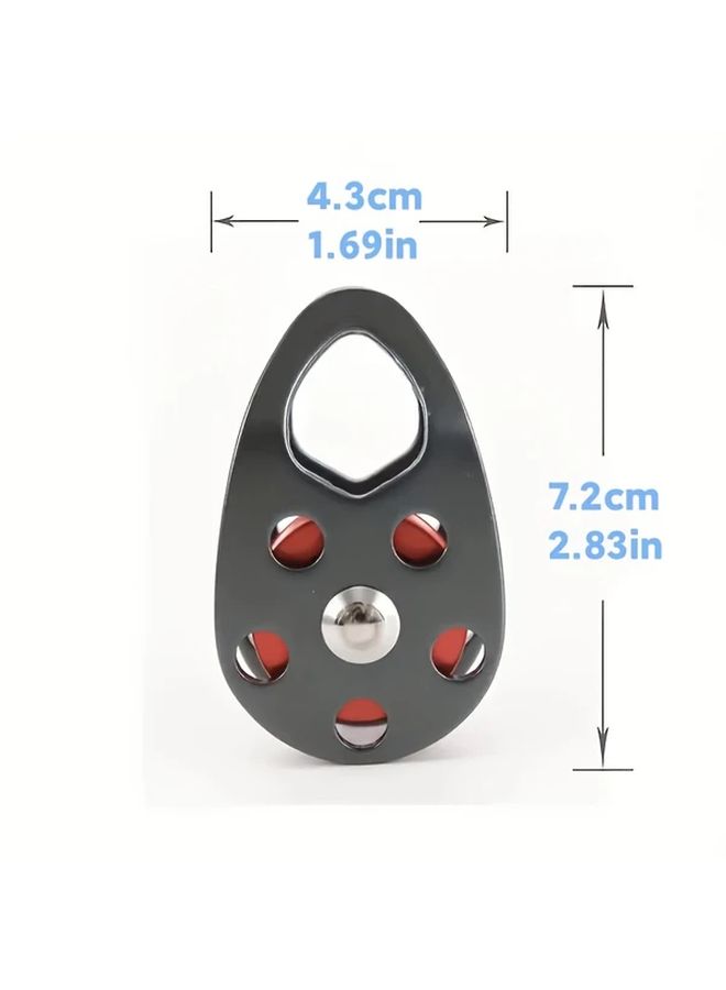 Grayish Red Heavy Duty Aluminum Alloy Pulley High Strength Wear Resistant For Lifting And Material Handling - Image 3