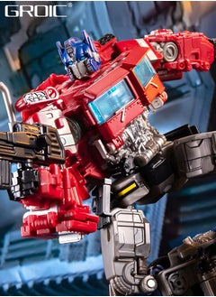 GROIC 2 In 1 Deformation Robot Toy, Deformed Car Robot Toys, Action Figure Deformation Car Model, Portable Alloy Deformation Robot Toys Gift for Kids-Optimus Prime  - Image 4