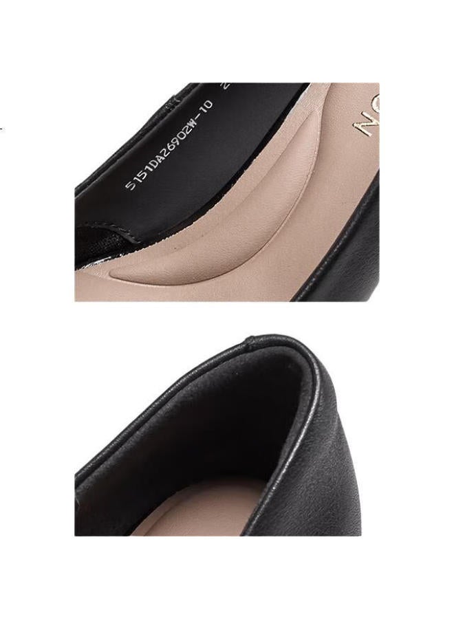 YEARCON Women'S Stiletto Commuter Work Shoes Shallow Mouth Fashion High Heels Single Shoes Women 26902W Black 39 - Image 3