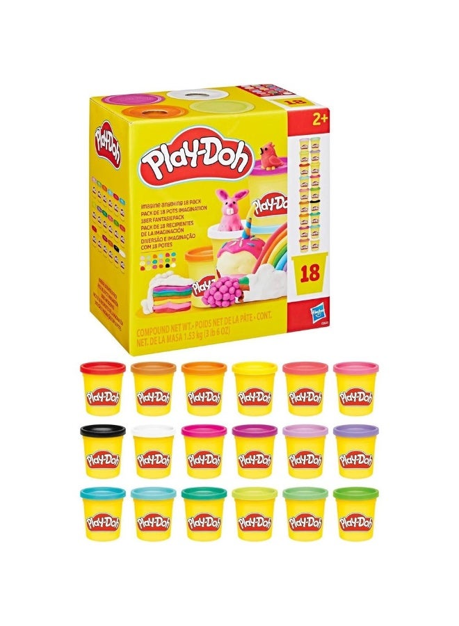 Play-Doh Imagine Anything Modeling Compound Pack (Pack Of 18, 1.53 Kg) - Image 2