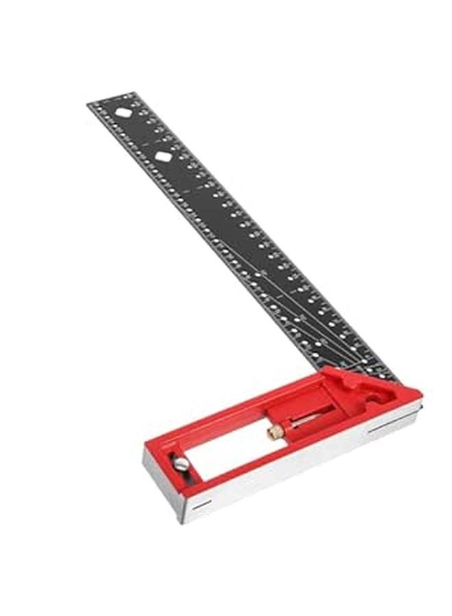 Aluminum Alloy Multi Angle Measuring Ruler 45 Degree Corner Protractor For Precision Woodworking - Image 1