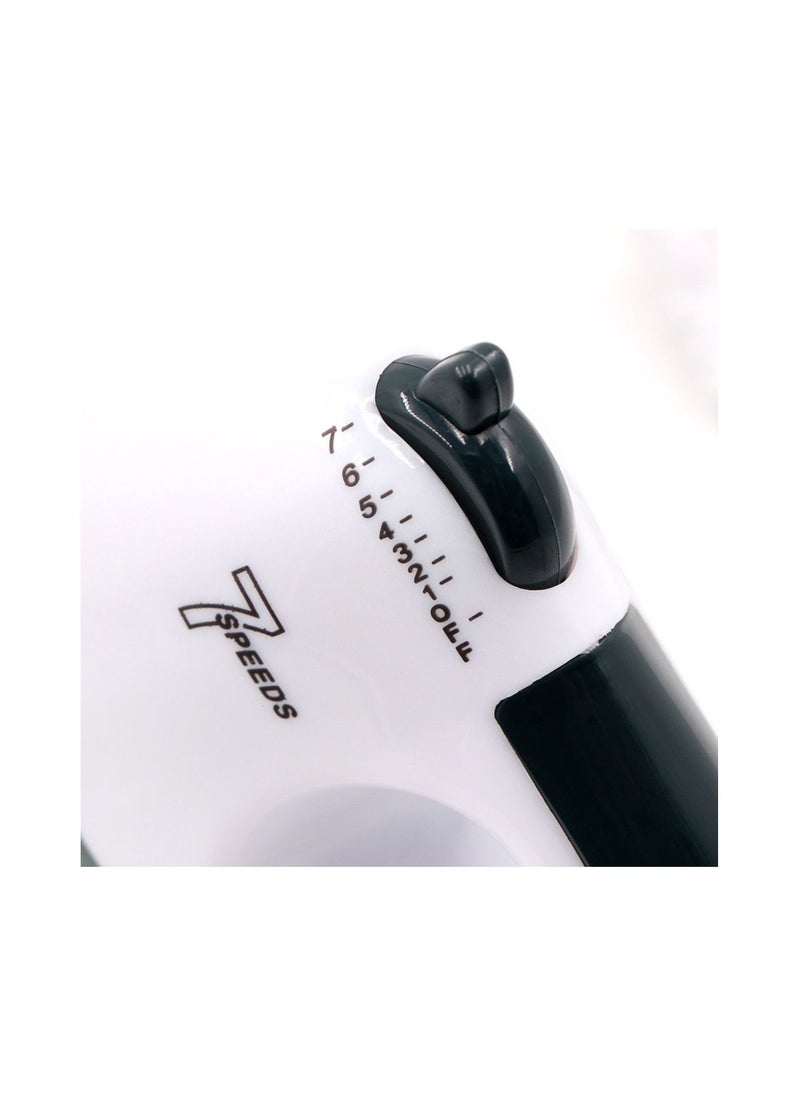 AWD - Hand Mixer Handheld Electric Mixer 7 Speeds Double Rod Stirring, Stainless Steel Quick Mixer for Whipping and Dough kneading Baking 260W Essential Kitchen Equipment. - Image 1