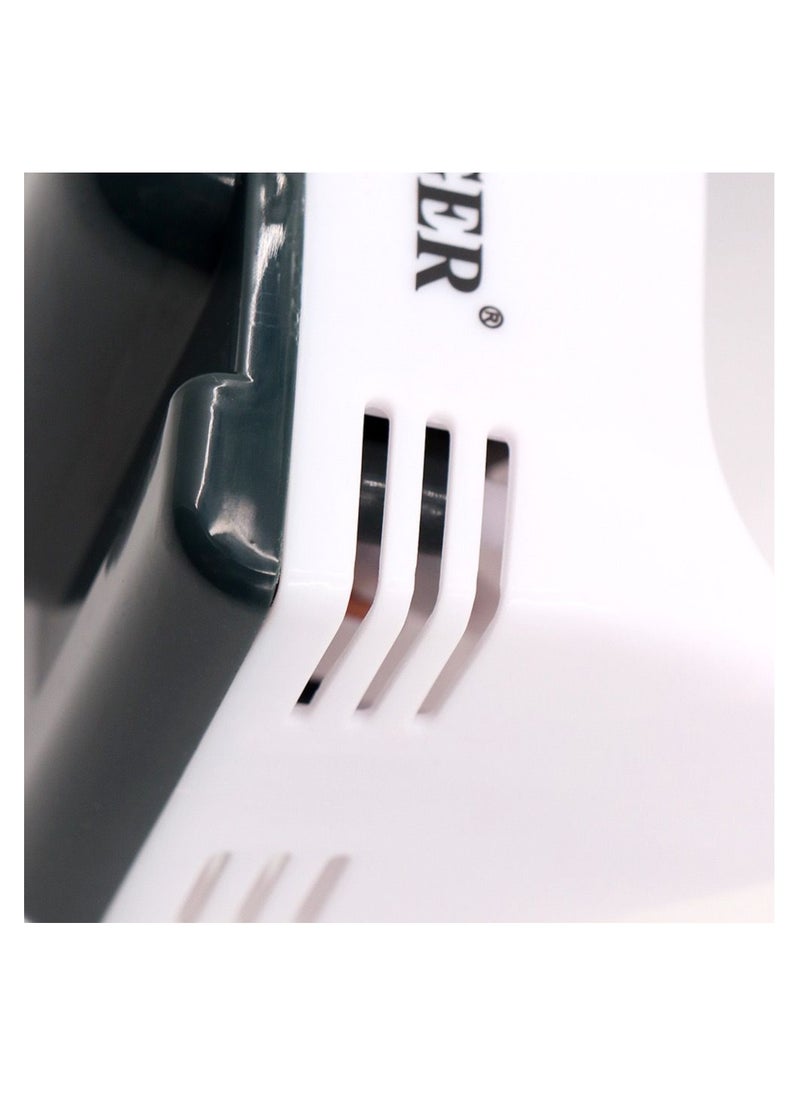 AWD - Hand Mixer Handheld Electric Mixer 7 Speeds Double Rod Stirring, Stainless Steel Quick Mixer for Whipping and Dough kneading Baking 260W Essential Kitchen Equipment. - Image 1