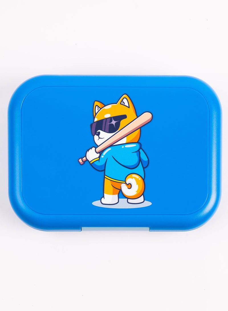 Cocobee Bento Lunch Box, Microwave Safe Removable Food Tray, BPA Free- Blue - Image 3