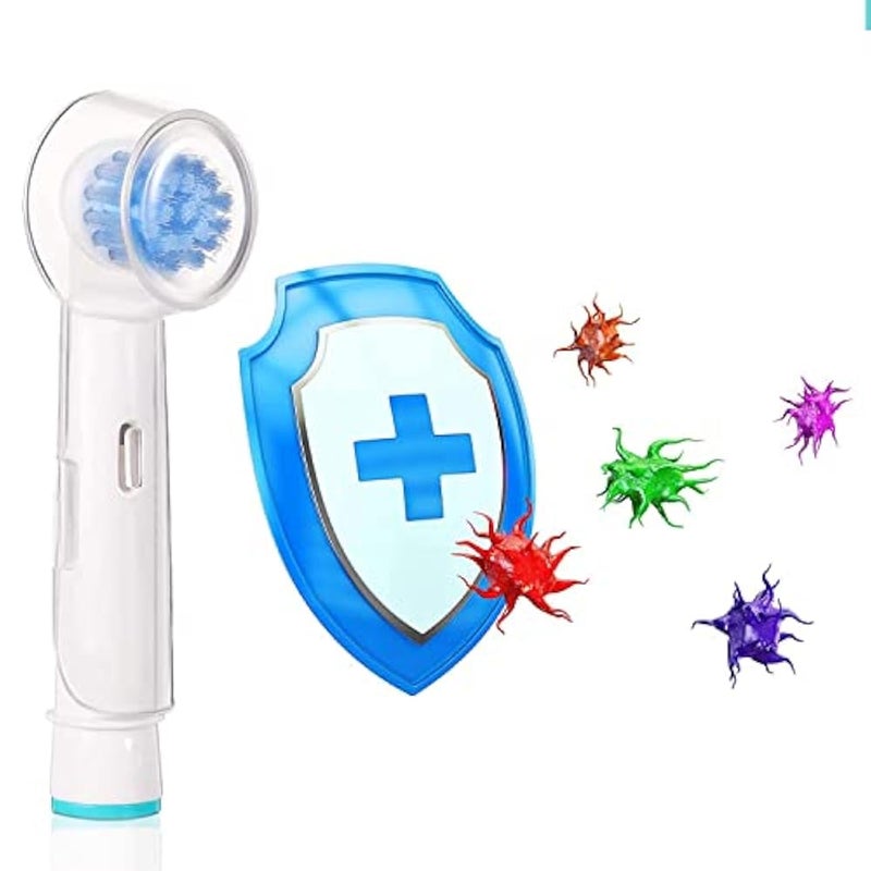 THE PACK 4 - Reusable Toothbrush Head Covers Compatible with Oral-B Electric Toothbrush Heads and Hygienic Storage Better at Home and Travel - Image 1