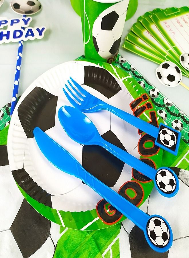 DecoLoral DECOR ME Football Birthday Party Decoration  Soccer Theme Birthday Party Supplies  Party supplies kit Decoration set 151 Pcs in Set - Image 3