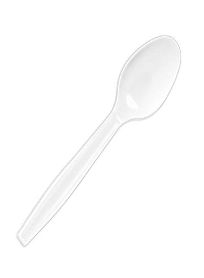 Highmark Full-Sized Plastic Spoons, White, Box Of 1000, 3585490689 - Image 2