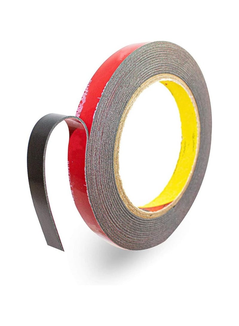 VIUAUAX Double Sided Tape, HPP Heavy Duty Mounting Tape Converted, Super Strong Foam Tape for Outdoor and Indoor Home Office Automotive Decorations and LED Strip Lights10mm width*3m length - Image 1