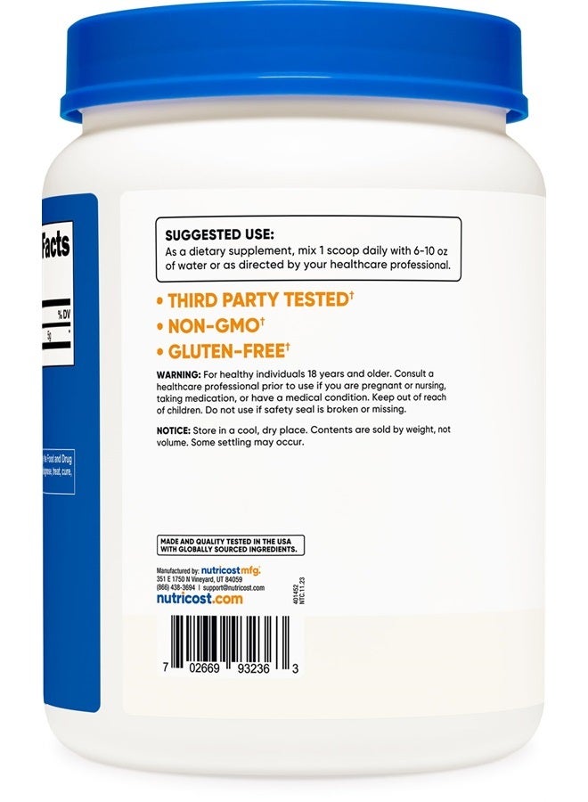 Nutricost L-Arginine Powder 1KG - Pure L-Arginine, 5g Per Serving - Image 4