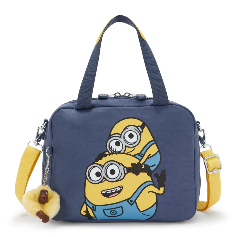كيبلينغ Kipling  Miyo Print Dungaree Blue Large LunchBag with Trolley Sleeve I8924-6MI