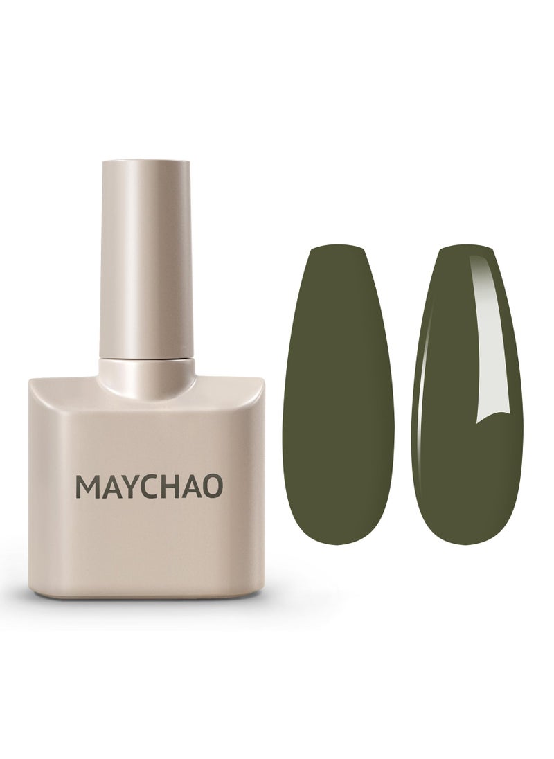 MAYCHAO MAYCHAO 15ML Gel Nail Polish 1Pc Camouflage Green Gel Polish Soak Off UV LED Nail Polish Nail Art Starter Manicure Salon DIY at Home 05 OZ 