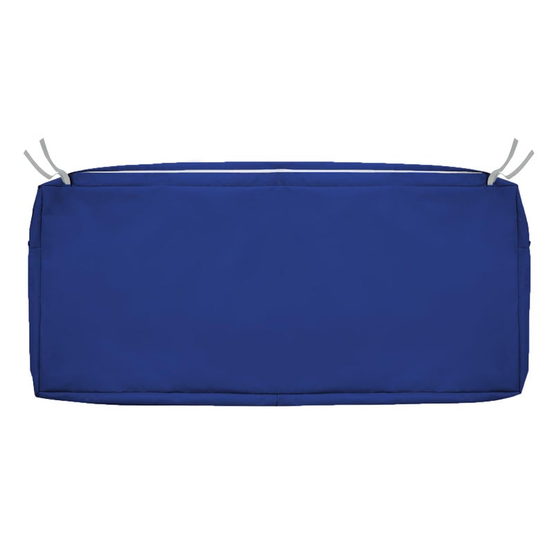 NettyPro Patio Bench Swing Loveseat Cushion Covers, Water Resistant UV Protection Outdoor Furniture Cushion Slipcovers with Zipper, Navy, 42 x 18 x 3 Inch - Image 1