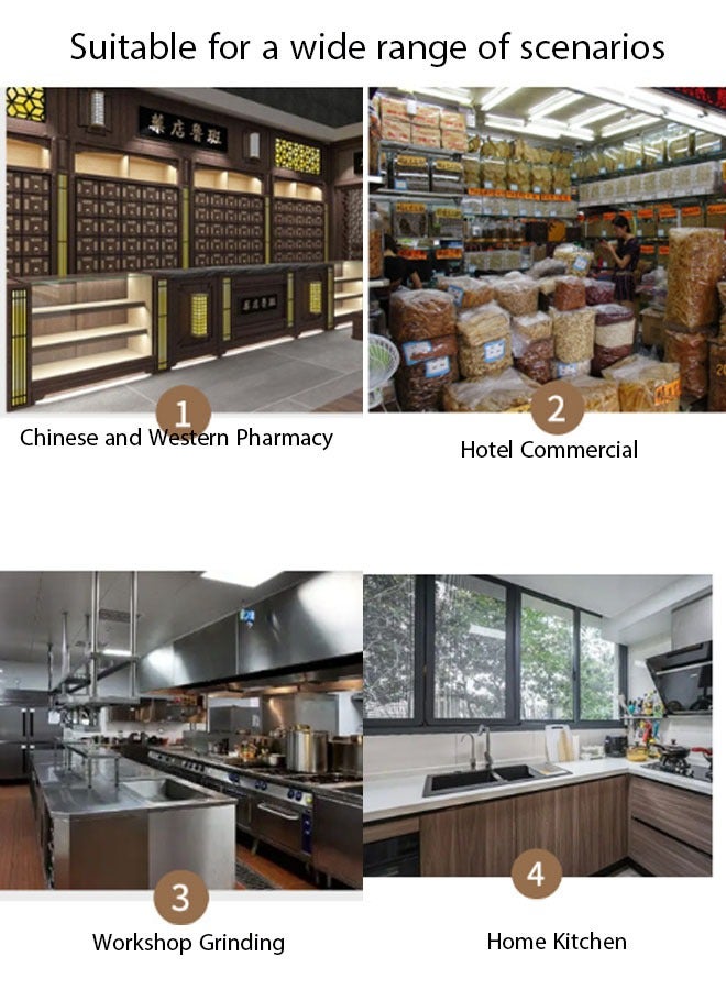 EHOME Mini Coffee and Spice Grinder,Grinder Household Mini Stainless Steel Electric Pulverizer Four Edged Blade 150W High Power Ultrafine Coffee Triturator for coffee beans,Spices,Herbs,Seeds - Image 4