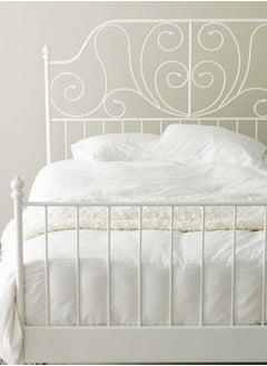 Living Bed Frame with Antique Headboard Metal Bed Base 120*200 CM  - Image 4