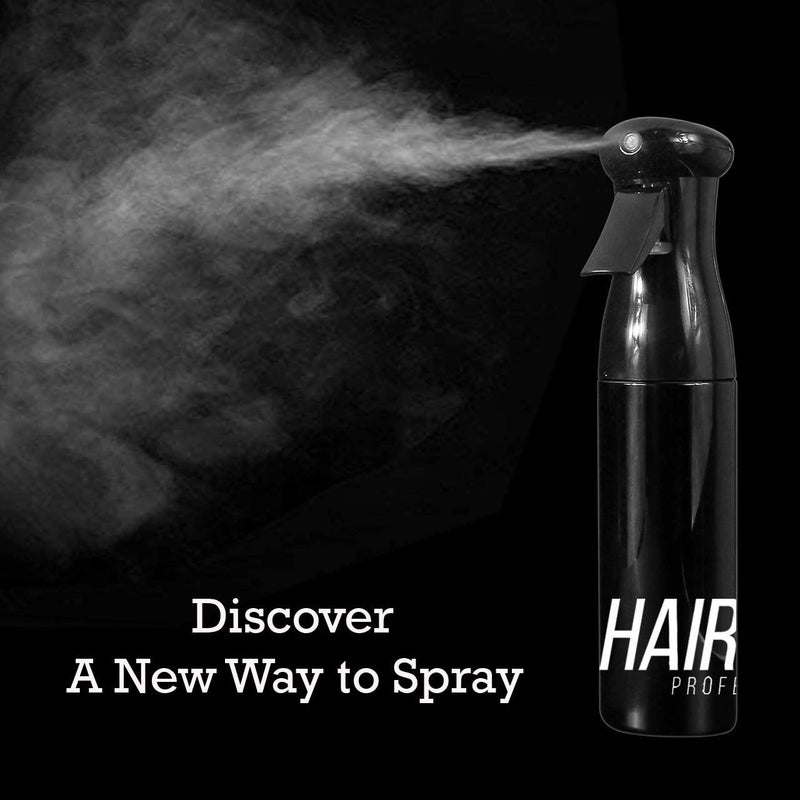 Hair Line Hair Line Home Office Car Sanitizing Micro Mist Spray Bottle for Spraying Water or Liquid SanitizerUltra Fine Leakproof Continuous Sprayer Black - Image 2
