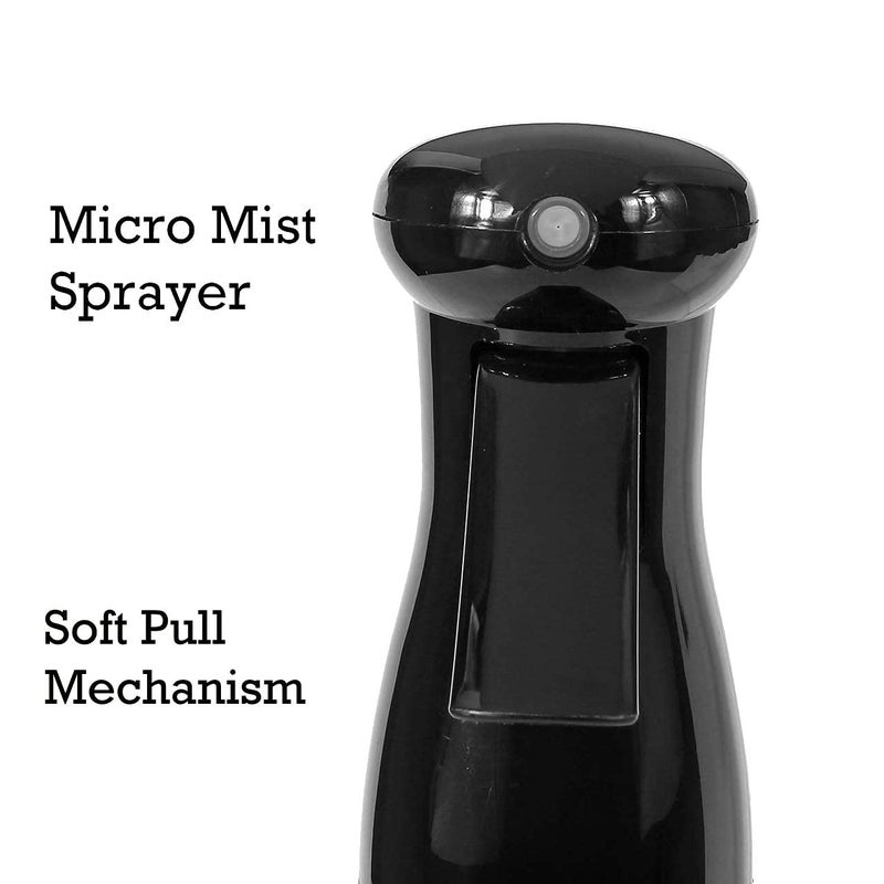 Hair Line Hair Line Home Office Car Sanitizing Micro Mist Spray Bottle for Spraying Water or Liquid SanitizerUltra Fine Leakproof Continuous Sprayer Black - Image 3