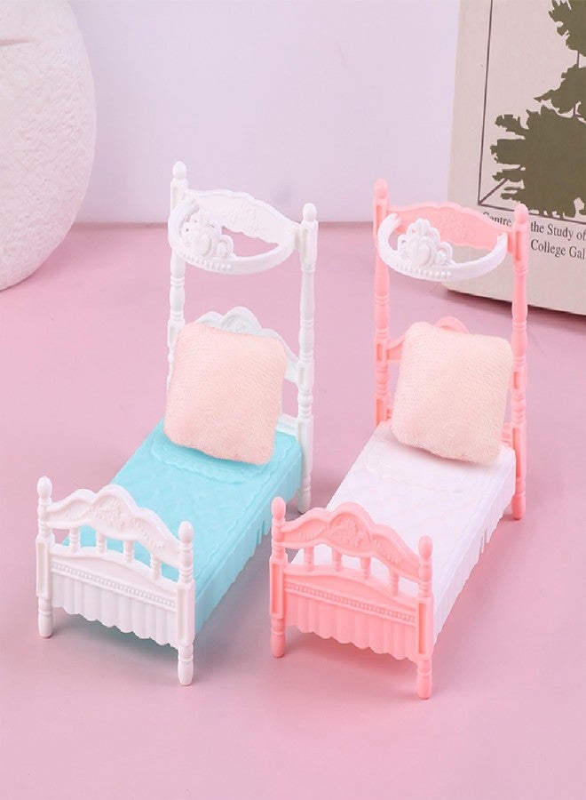 Marsrut 10Pcs Mini Cushions Pink Pillow for Tiny Decoration Furniture Model 1:12 Scale Miniature Dollhouse Sofa Pillows Set Accessories House Decoration Furniture Stuff Doll - Image 5