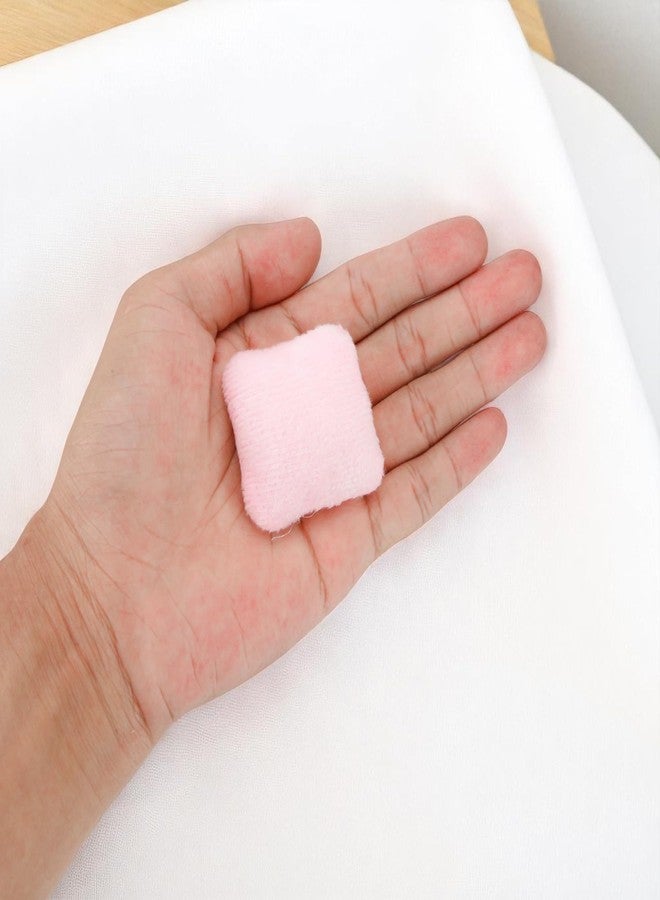 Marsrut 10Pcs Mini Cushions Pink Pillow for Tiny Decoration Furniture Model 1:12 Scale Miniature Dollhouse Sofa Pillows Set Accessories House Decoration Furniture Stuff Doll - Image 4
