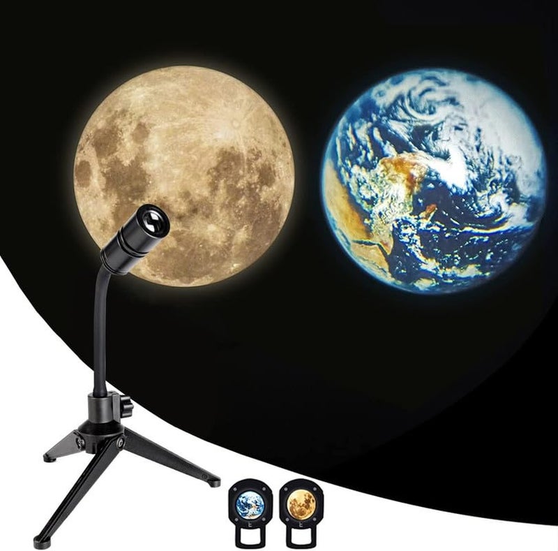 Maharsh Plastic Moon Lamp Projector Night Light Earth Projection Led for Bedroom Ceiling,Gift,Room Decor,Photo Background, Multicolor - Image 5