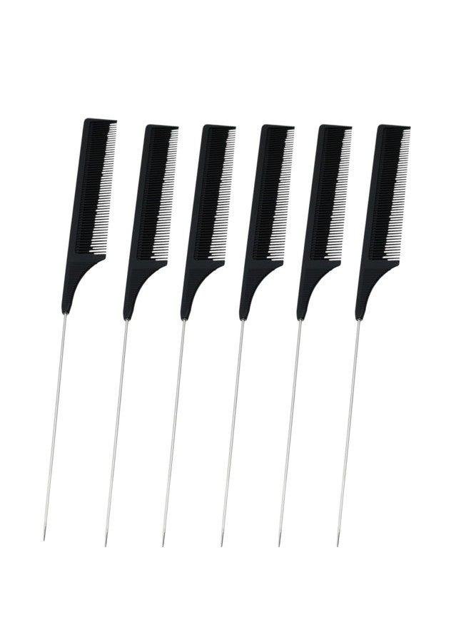 Bigwheels Set Of 6 Hair Cutting Carbon Fiber Antistatic (Model No 6900) Barber Comb - Image 1