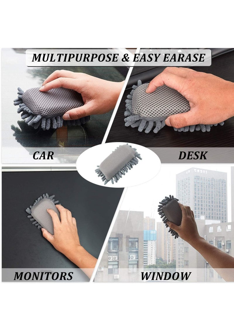 Excefore Microfiber Whiteboard Eraser, 6 Pcs Washable Microfiber Dry Erase Board Eraser for Markers, Chalk, Home, Classroom and Office  - Image 5