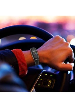 Y&D Strap for Xiaomi Mi Band 6 / 5 4 3, Leather Replacement Watch Wrist Smart Bracelet Accessories Women Men  - Image 2