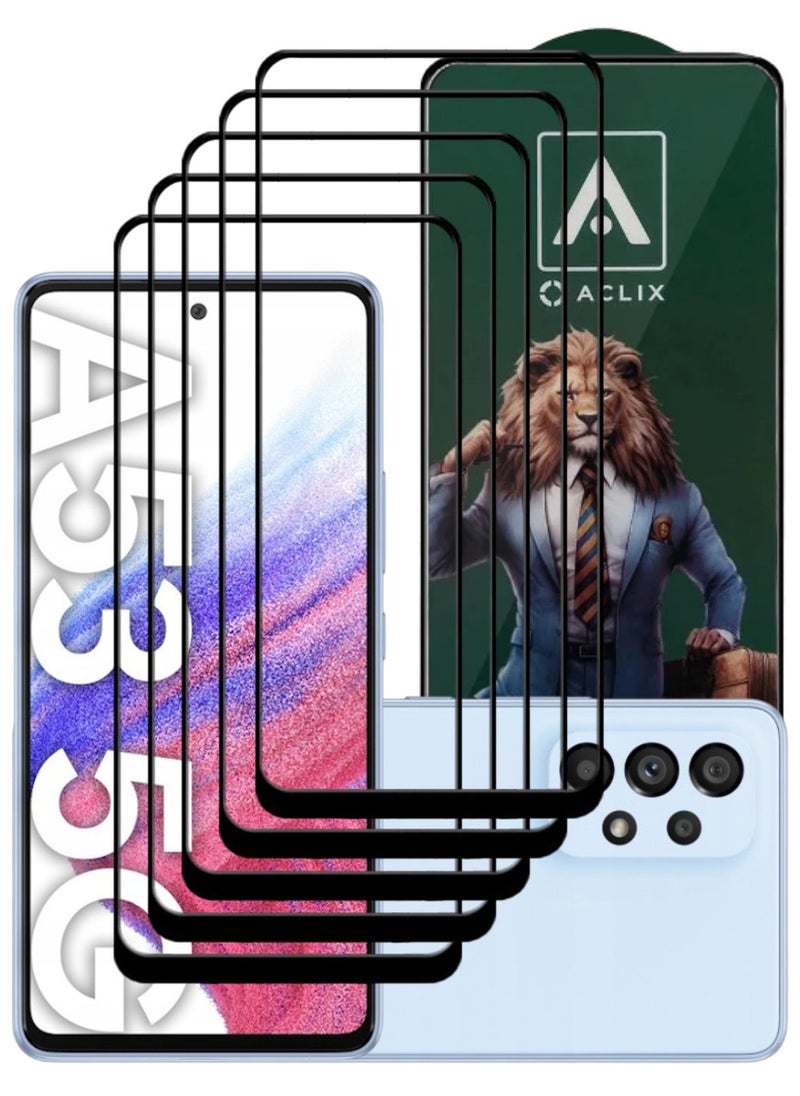 أكاليكس 5 قطع، حماية شاشة، لهاتف سامسونج جالاكسي A53 5G، جودة ممتازة. - Image 1