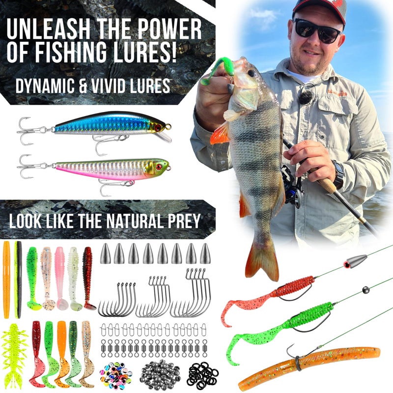 PLUSINNO Fishing Backpack with Tackle Boxes, Waterproof Fishing Sling Tackle Bag For Fishing Gear With Rod Holder, Fishing Gifts for Men With Fishing lures, Fishing pliers. - Image 5