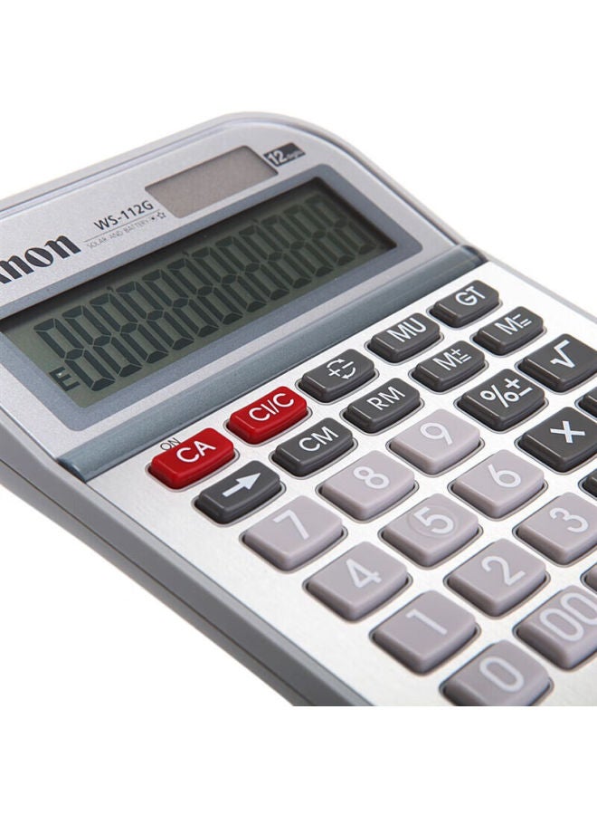 Canon Ws-112g Large Business Office Calculator Accounting Finance 12-digit Large Key Desktop Computer - Image 2