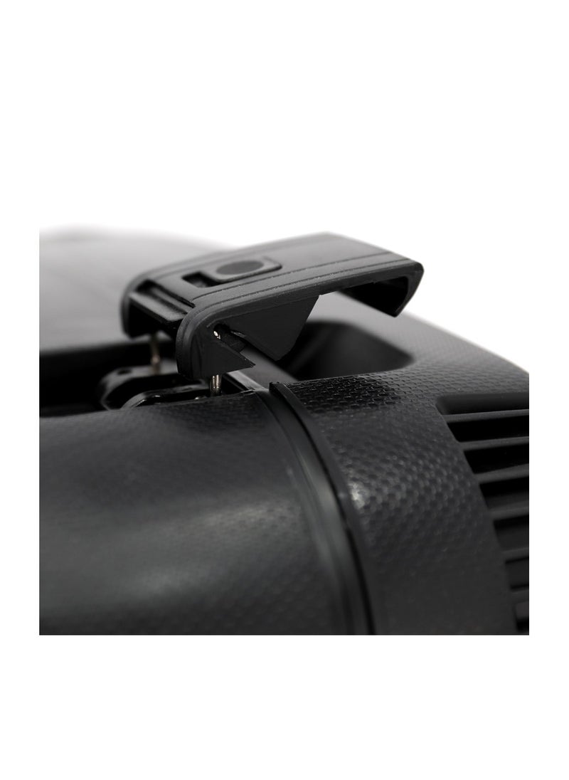 SONADA - Hardshell Luggage Trolley Bag 3 Pieces Set,Black (S-20",M-24",L-28") - Image 1