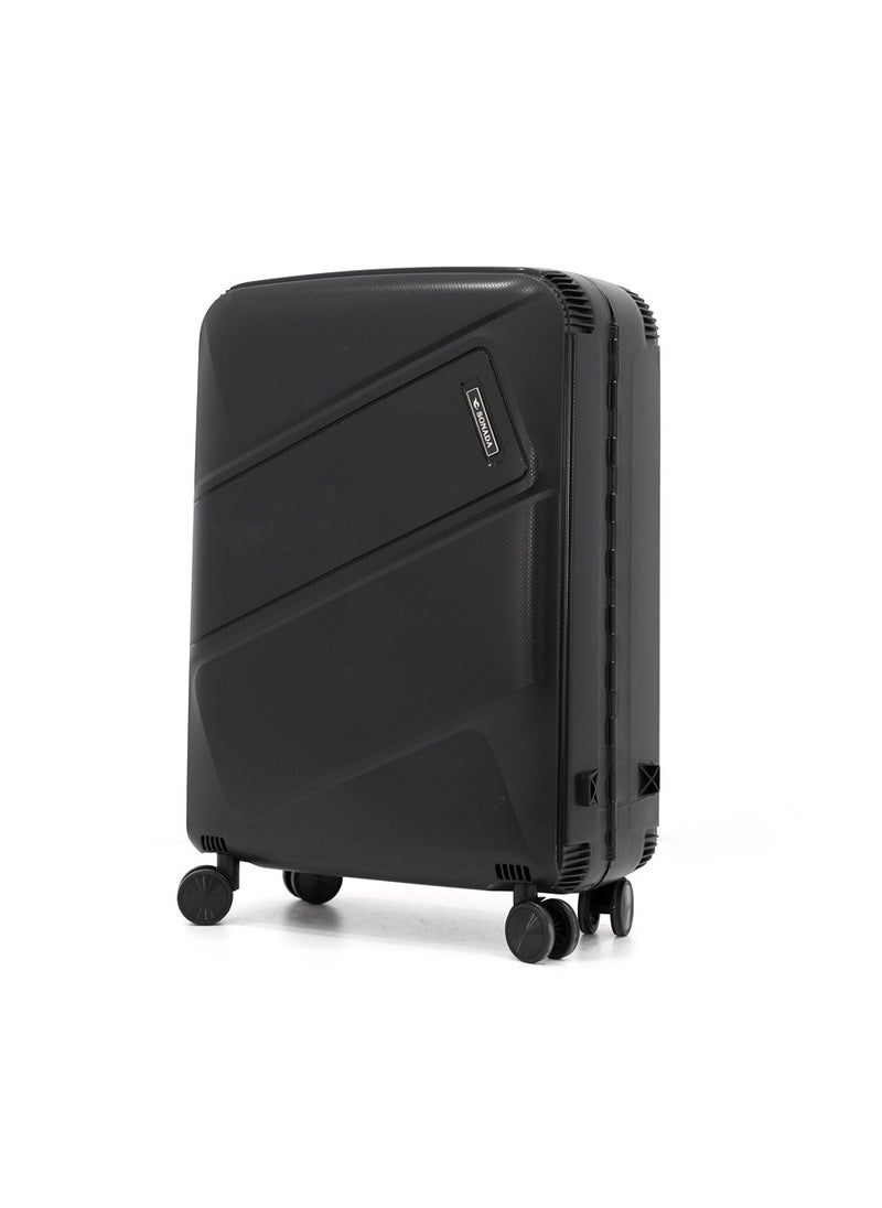 SONADA - Hardshell Luggage Trolley Bag 3 Pieces Set,Black (S-20",M-24",L-28") - Image 1