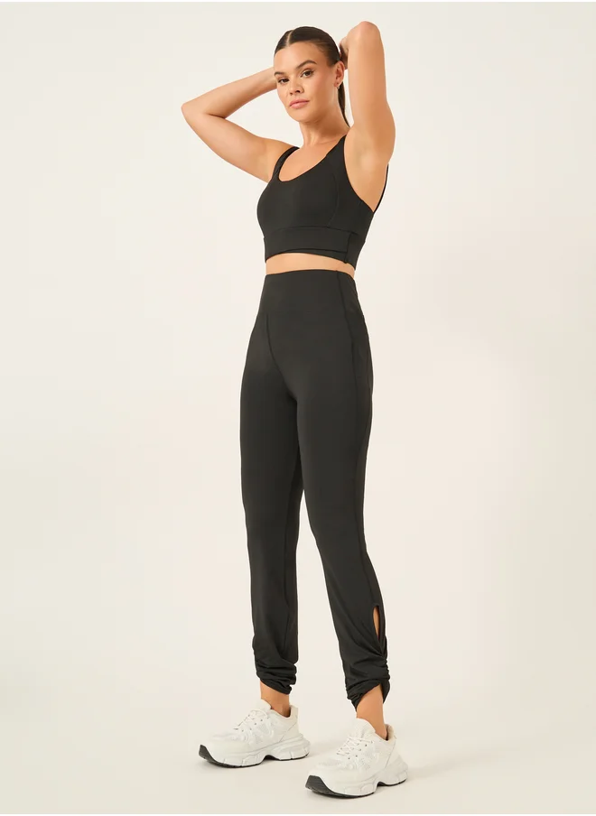 ستايلي Ankle Twist Detail Leggings