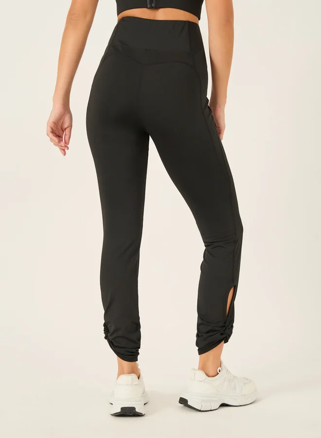 Styli Ankle Twist Detail Leggings