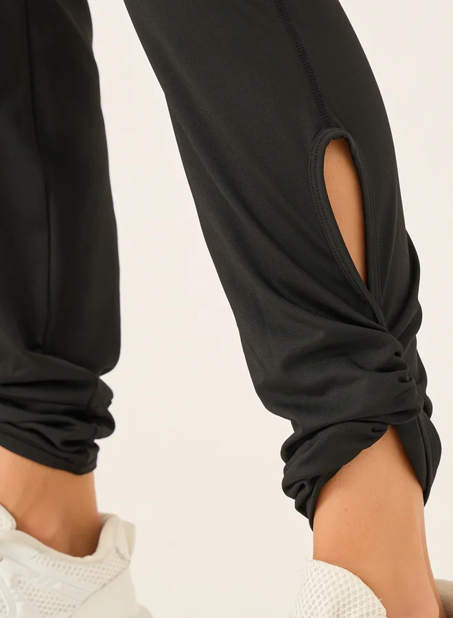 Styli Ankle Twist Detail Leggings
