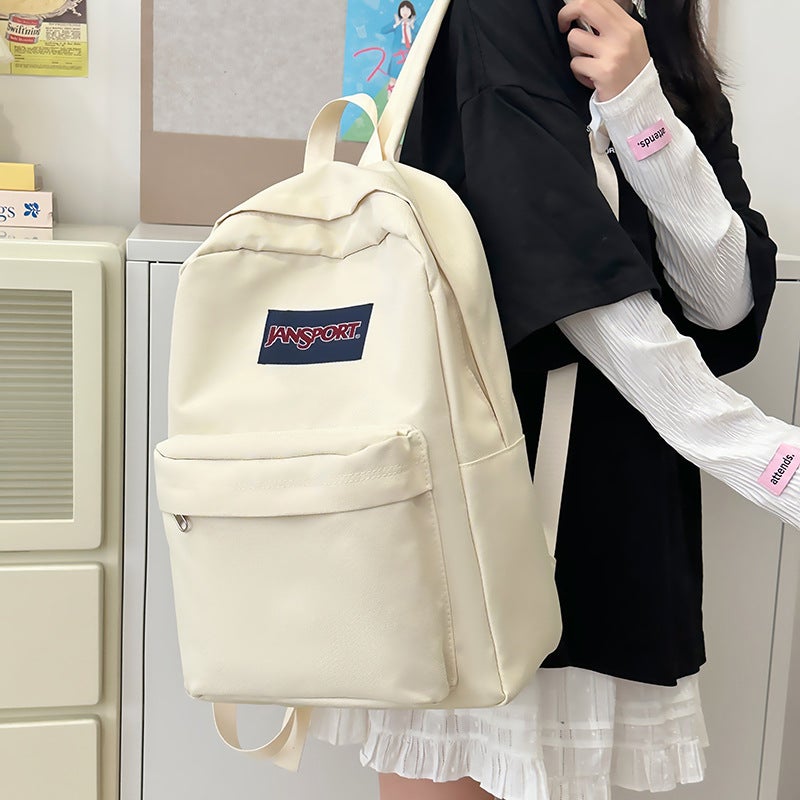 Nylon Large Capacity Backpack - Casual Travel Computer Backpack, Unisex - Image 4